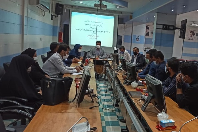 نشست هماهنگی با سمن ها و اعضای شورای مرکزی خانه مشارکت مردم در سلامت بهمئی+تصاویر