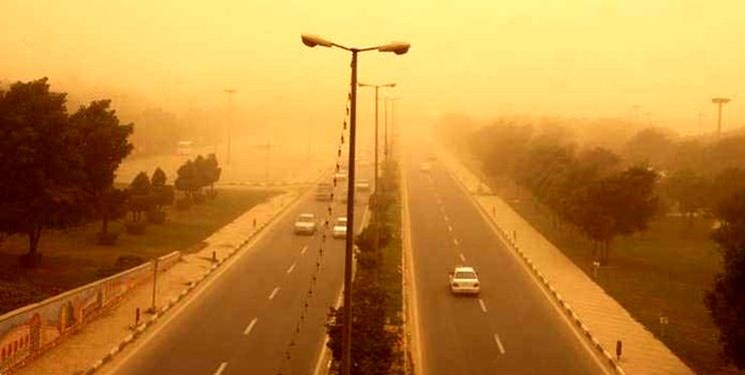 بارندگی و گرد و خاک در راه خوزستان