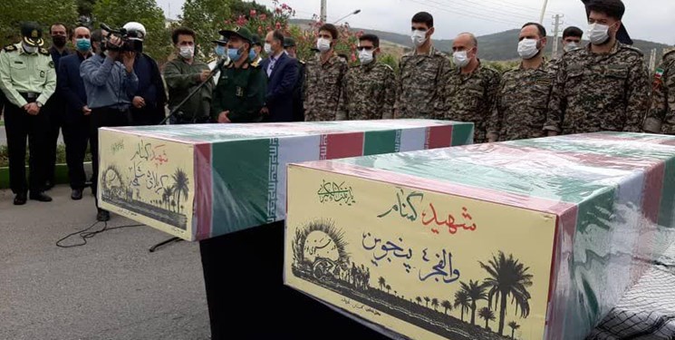 استقبال از پیکر پاک شهدای گمنام در اهواز