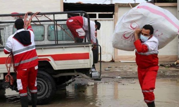 ریزش چهار باب خانه در آغاجری بر اثر بارندگی/ امداد رسانی به بیش از ۱۱۰ خانوار متاثر از بارندگی در خوزستان