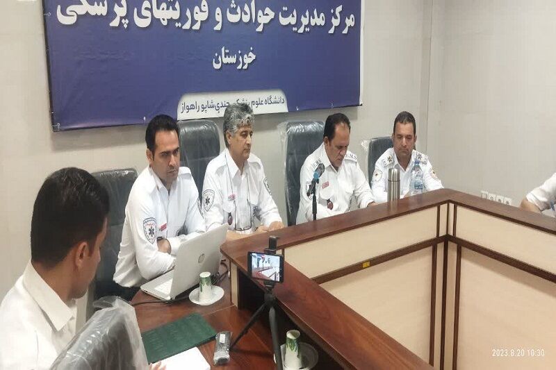 اورژانس خوزستان در زمان رسیدن به محل حادثه در ردیف پنج دانشگاه برتر