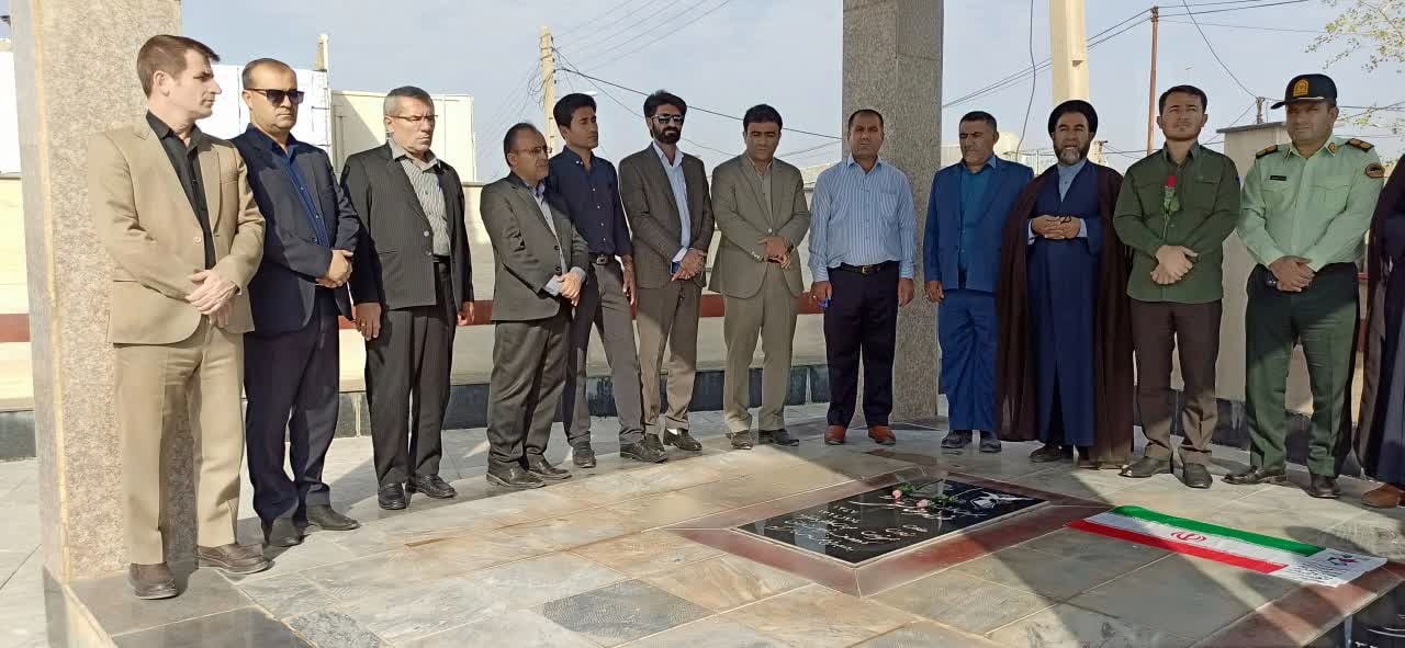 تجدید میثاق مسئولان بهمئی با آرمان شهدا