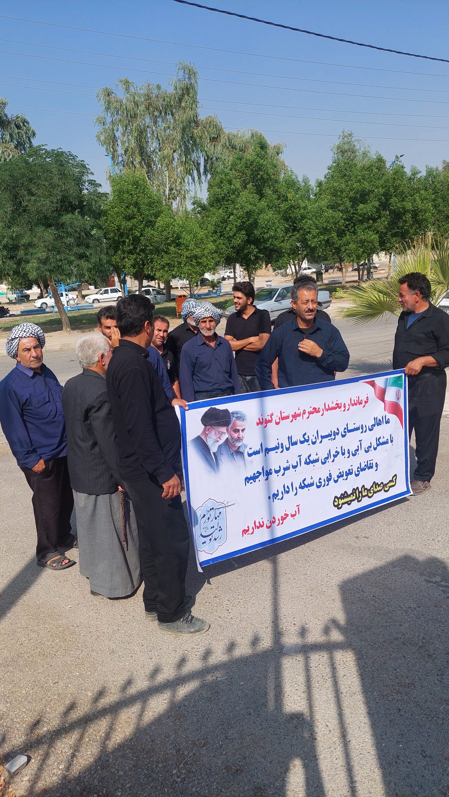 فریاد بی آبی در روستای دوپیران بخش مرکزی گتوند