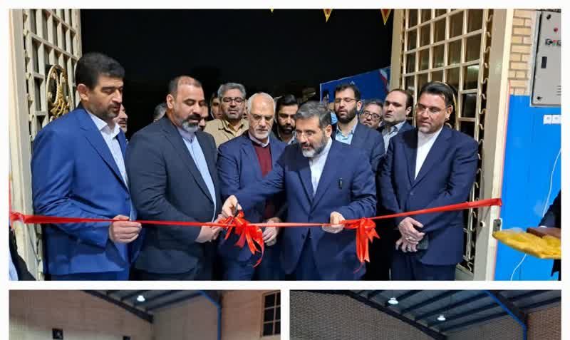 افتتاح سالن ورزشی با اعتباری بالغ بر ۵ میلیارد تومان در اهواز+عکس