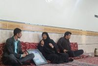 دیدار مشاور جوان و جمعی از فرهنگیان جوان آموزش و پرورش ناحیه ۳ اهواز با مادر شهید (سلطان ظریف بگعانی)+تصاویر