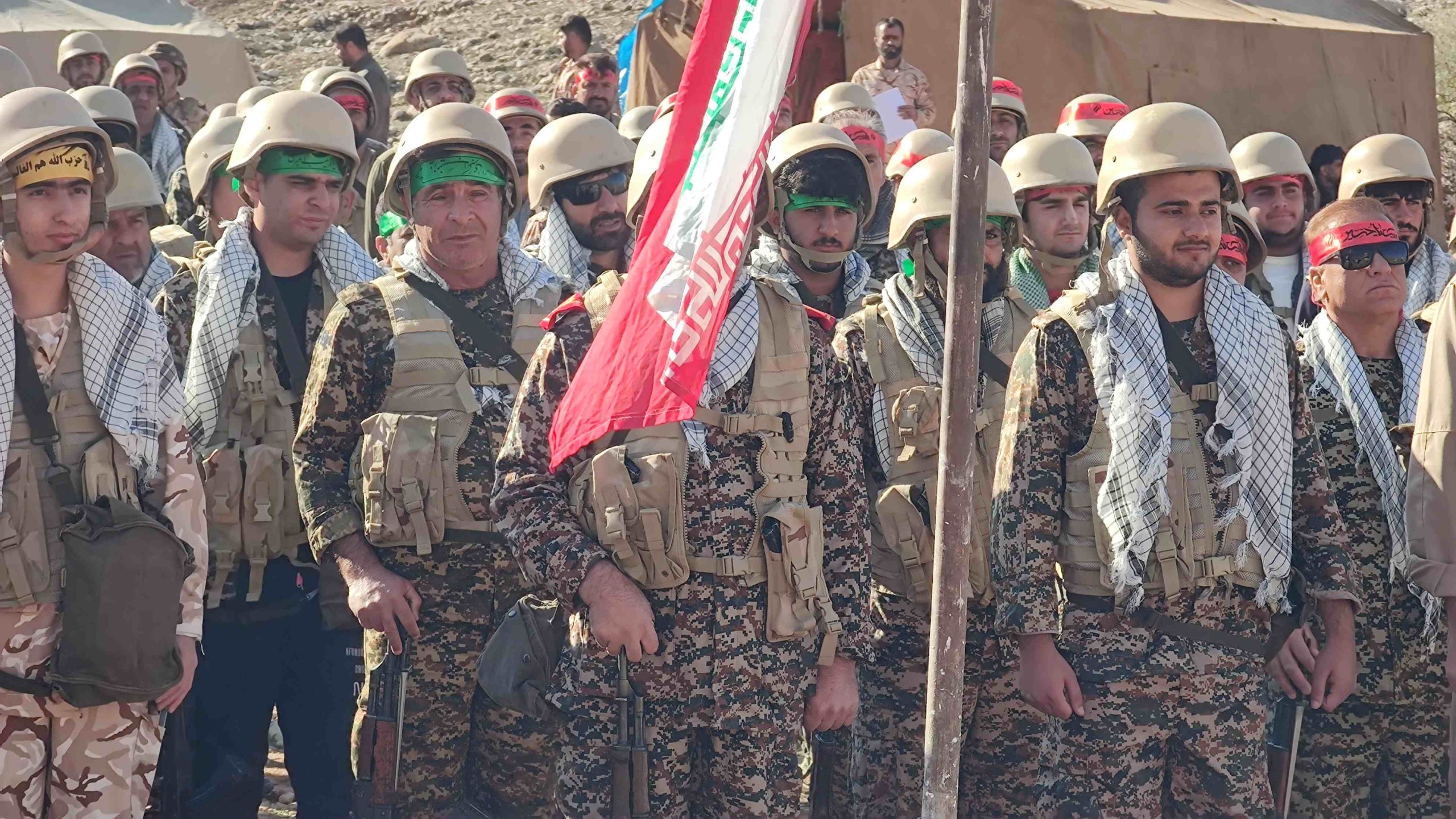 رزمایش تاکتیکی بسیجیان گردان امام سجاد علیه السلام تیپ ۴۸ فتح شهرستان چرام