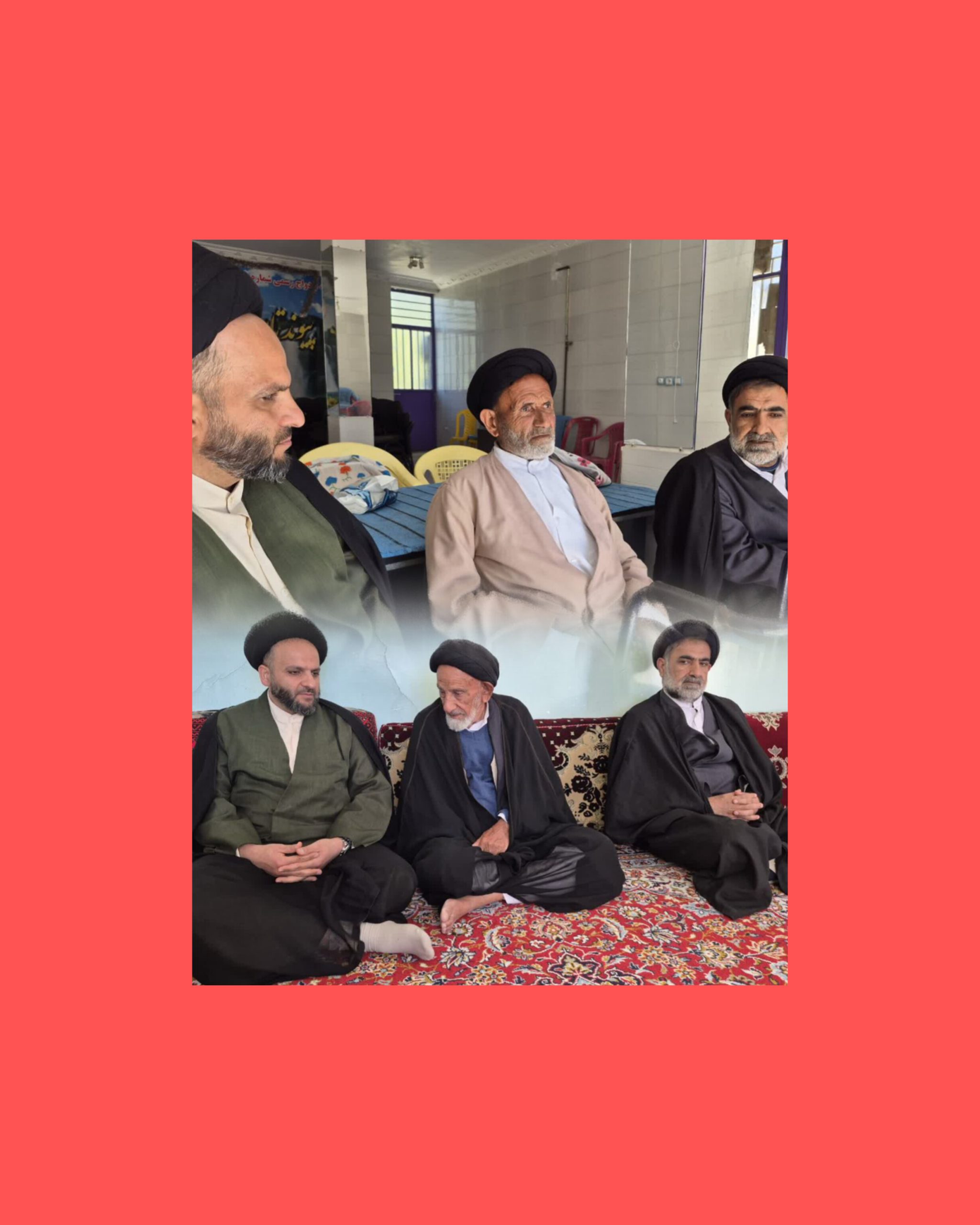 دیدار امام جمعه و رئیس تبلیغات اسلامی چرام با روحانیون پیشکسوت این شهرستان