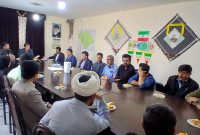 برگزاری جلسه شورای اداری بخش ممبی برای برنامه‌ریزی استقبال از شهید گمنام