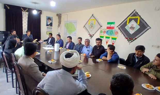 برگزاری جلسه شورای اداری بخش ممبی برای برنامهریزی استقبال از شهید گمنام برگزاری جلسه شورای اداری بخش ممبی برای برنامهریزی استقبال از شهید گمنام