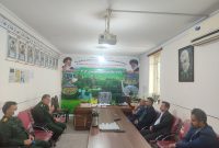دیدار پرسنل بنیاد شهید و امور ایثارگران با پرسنل بسیج چرام